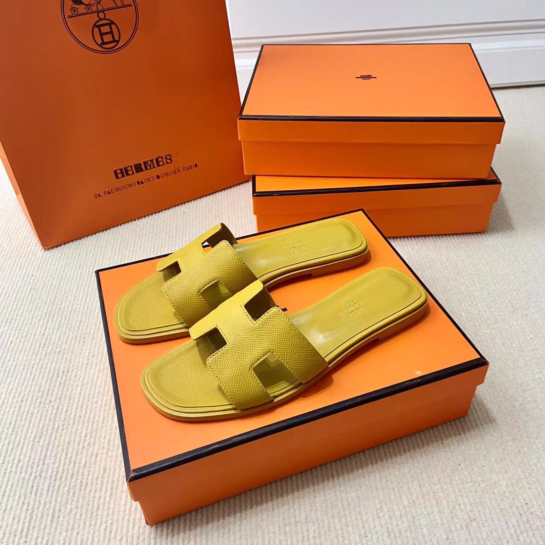 에르메스 올수공 오란 슬리퍼 샌들 앱송 80